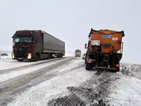 Doğu Anadolu'da Yoğun Kar Yağışı: Araçlar Yolda Kaldı