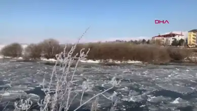 Kura Nehri'nde Donma: Ardahan'da Ekstrem Soğuklar