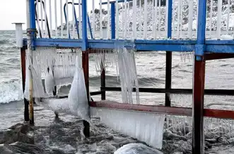 Çıldır Gölü'nde Buz Sarkıtları!