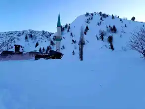 Posof'ta Cami Lojmanına Çığ Düştü: Can Kaybı Yok
