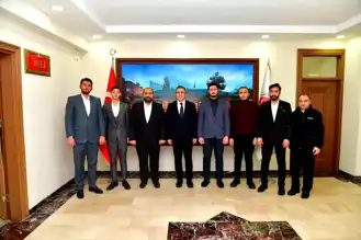TÜGVA, Ardahan Valisi'ni Ziyaret Etti