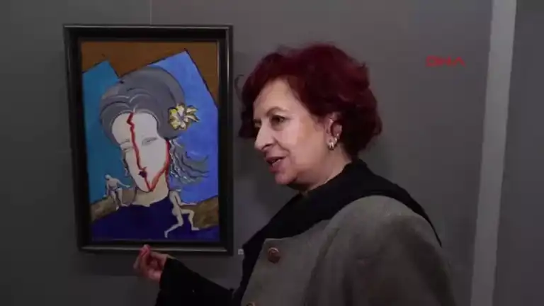 Şiddet Mağduru Kadınların Portreleri Sergileniyor